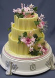 cake with flowers